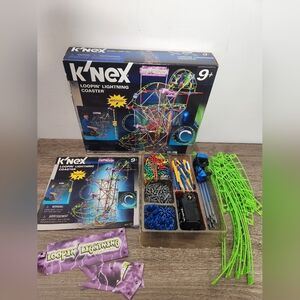 K'nex Loopin' Lightning Roller Coaster Building Set 50025/71085